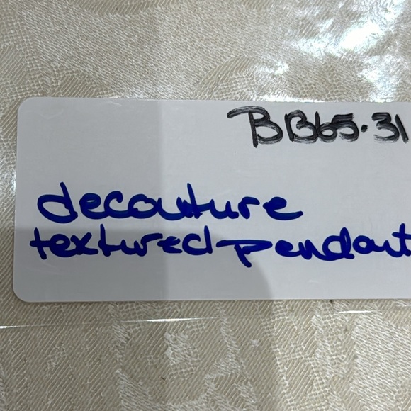 decouture textured jenga pendant necklace - Picture 6 of 6